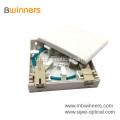 โรงงานจัดส่งที่รวดเร็ว 2 แกนใยแก้วนำแสงผนังซ็อกเก็ต FTTH มินิซ็อกเก็ต